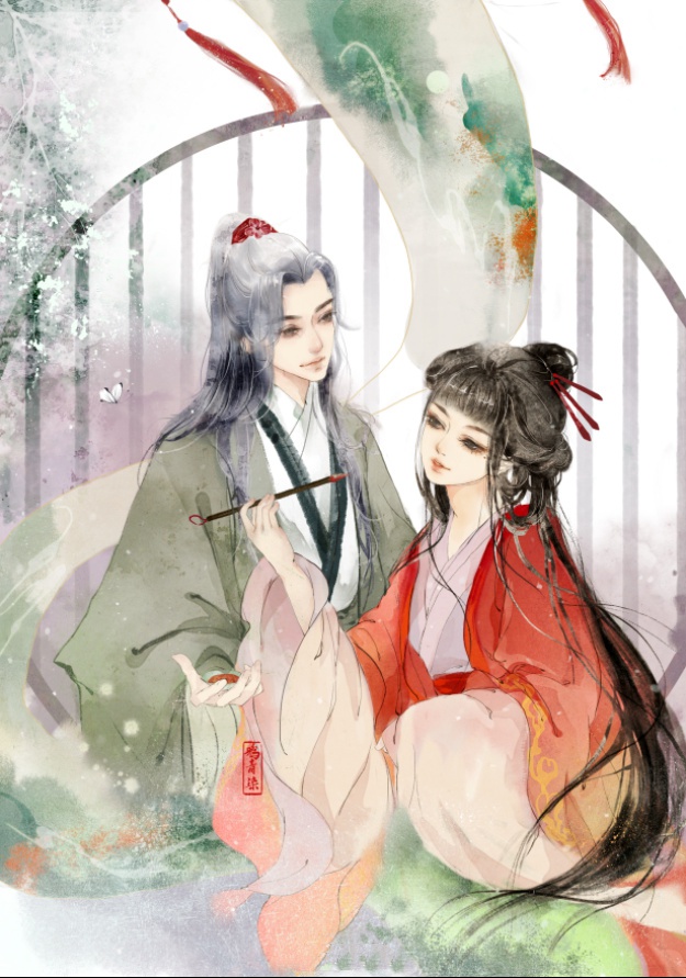 高清古風(fēng)情侶圖集(52張)，超恩愛甜蜜的古風(fēng)圖片