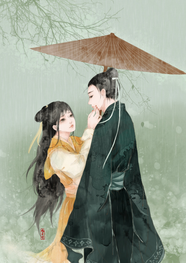 高清古風(fēng)情侶圖集(52張)，超恩愛甜蜜的古風(fēng)圖片