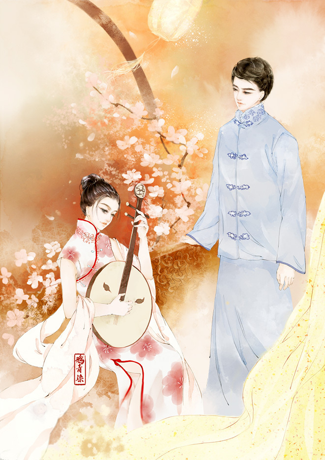 高清古風(fēng)情侶圖集(52張)，超恩愛甜蜜的古風(fēng)圖片