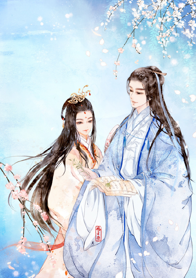 高清古風(fēng)情侶圖集(52張)，超恩愛甜蜜的古風(fēng)圖片