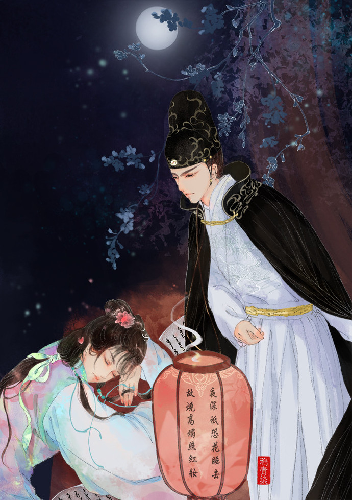 高清古風(fēng)情侶圖集(52張)，超恩愛甜蜜的古風(fēng)圖片