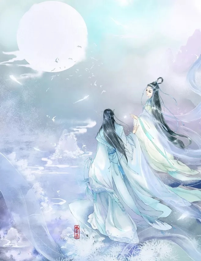 高清古風(fēng)情侶圖集(52張)，超恩愛甜蜜的古風(fēng)圖片