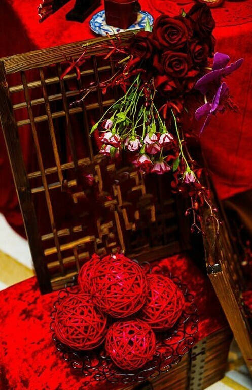 最美中國傳統(tǒng)婚禮，中式婚禮的一抹紅