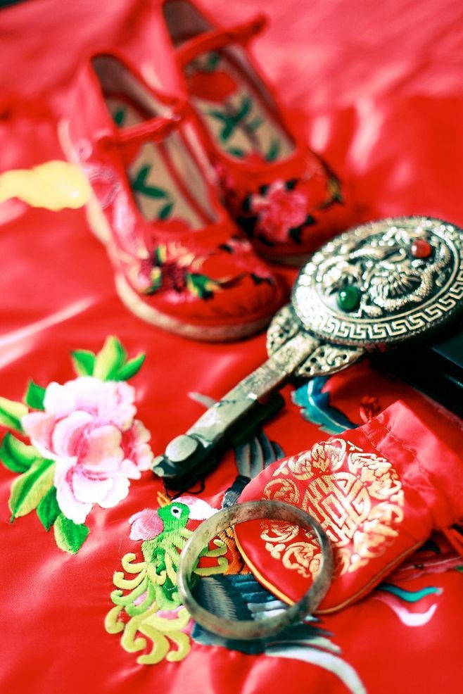 最美中國傳統(tǒng)婚禮，中式婚禮的一抹紅