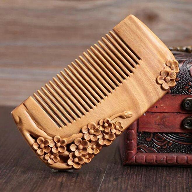 一組古風(fēng)梳子飾品，品味古典韻味之美