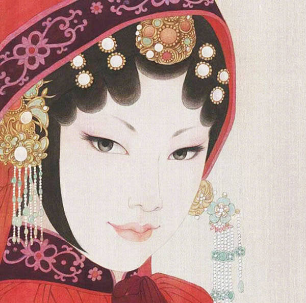 超美的京劇花旦人物圖集，可做頭像的花旦人物