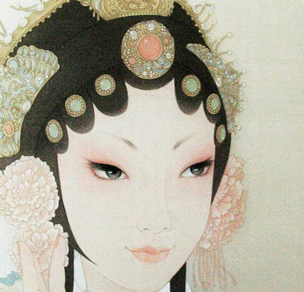超美的京劇花旦人物圖集，可做頭像的花旦人物