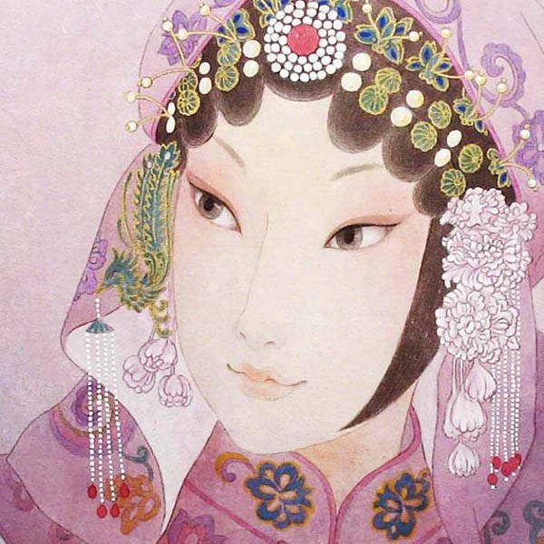 超美的京劇花旦人物圖集，可做頭像的花旦人物