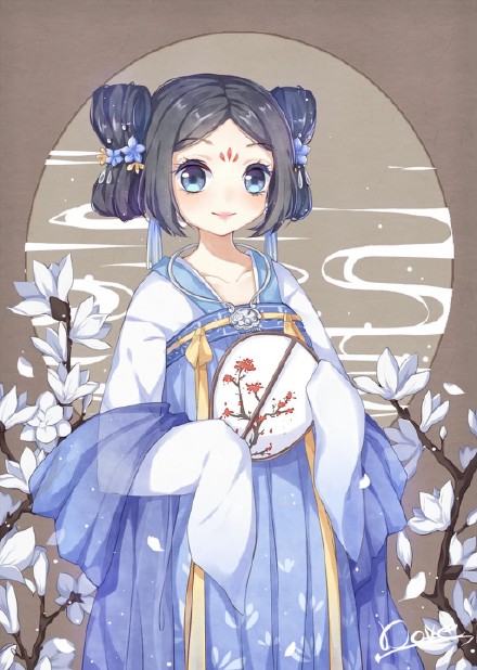 可愛古風(fēng)女子圖集，超萌的古風(fēng)圖片