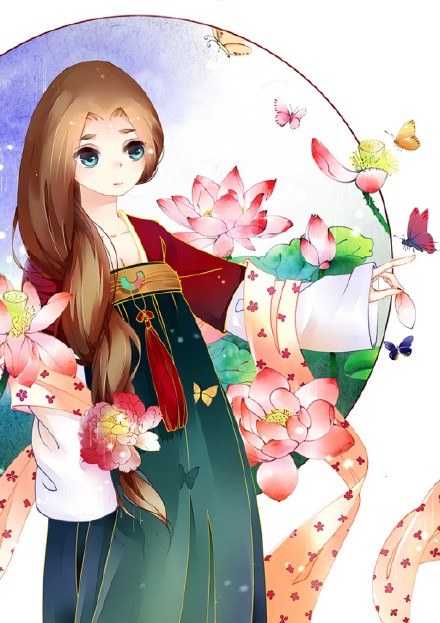 可愛古風(fēng)女子圖集，超萌的古風(fēng)圖片