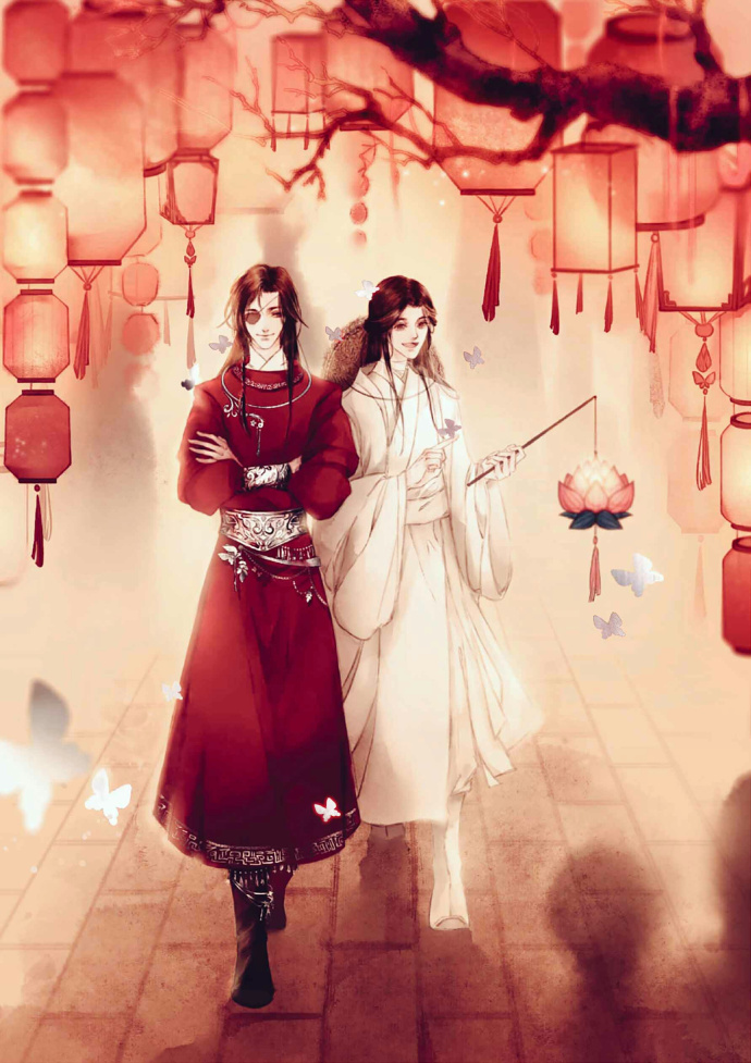 《天官賜福》古風圖集，高清古風壁紙圖片