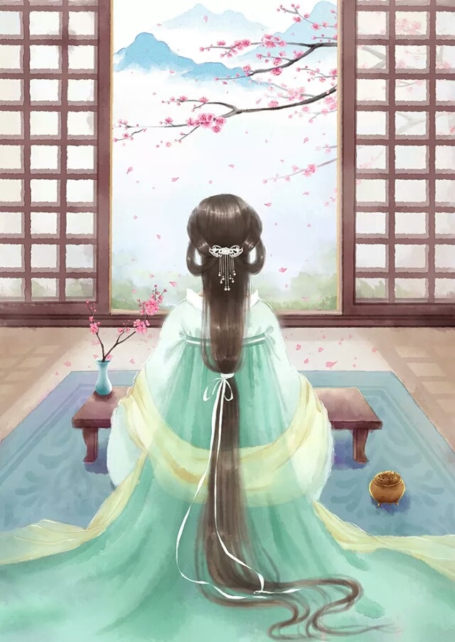 古風(fēng)女子背影圖集，一襲優(yōu)雅背影美呆眾人