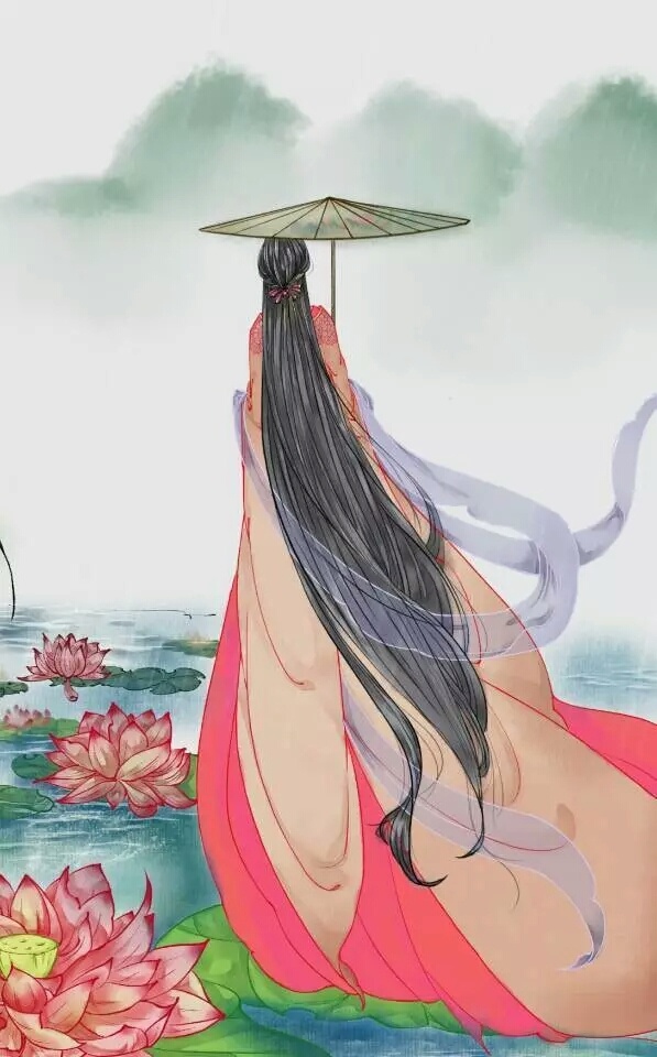 古風(fēng)女子背影圖集，一襲優(yōu)雅背影美呆眾人