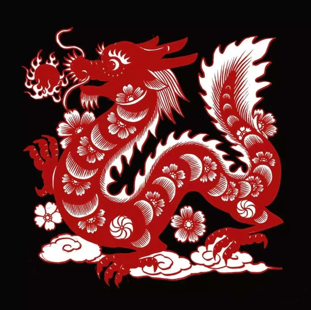 紅與黑的剪紙藝術(shù)，曹文峰十二生肖剪紙作品