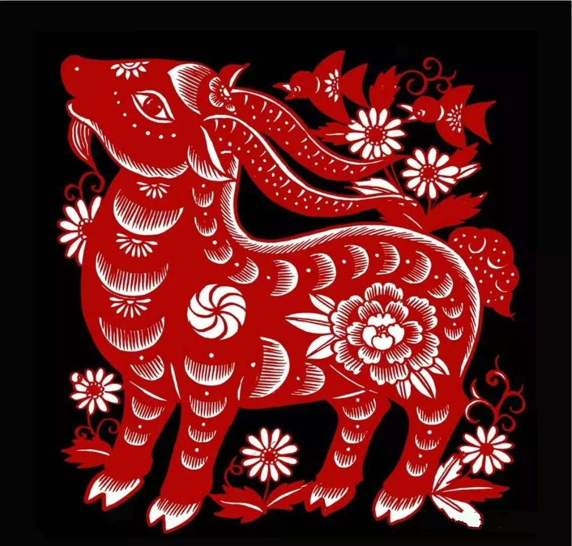 紅與黑的剪紙藝術(shù)，曹文峰十二生肖剪紙作品