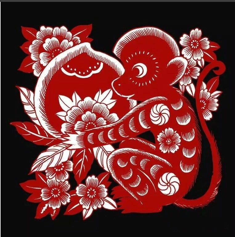 紅與黑的剪紙藝術(shù)，曹文峰十二生肖剪紙作品