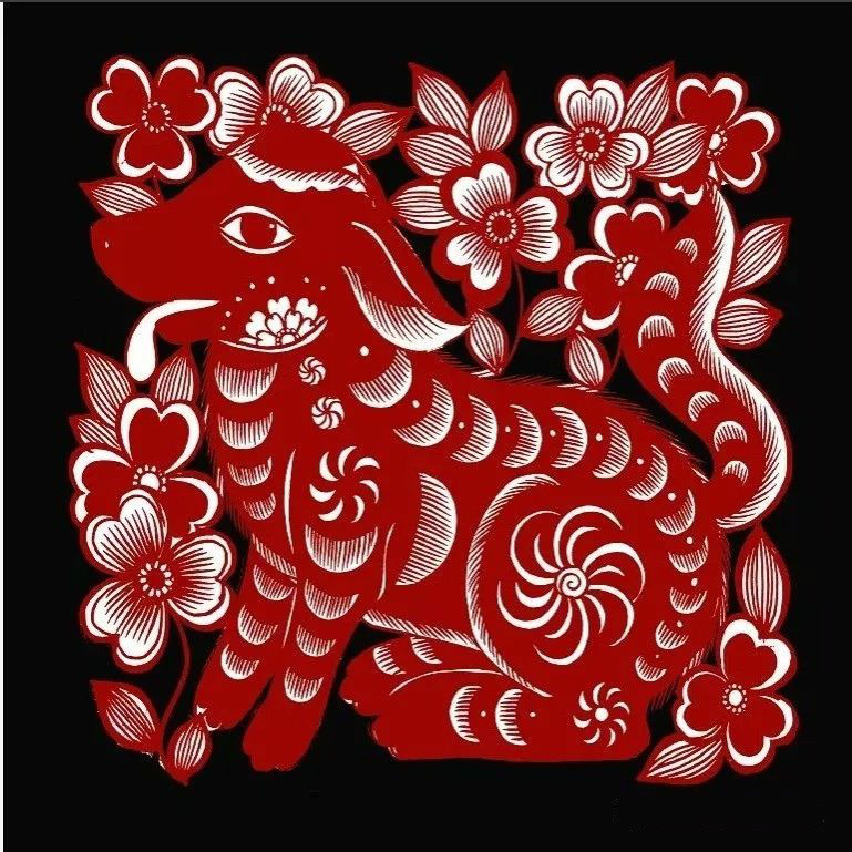 紅與黑的剪紙藝術(shù)，曹文峰十二生肖剪紙作品