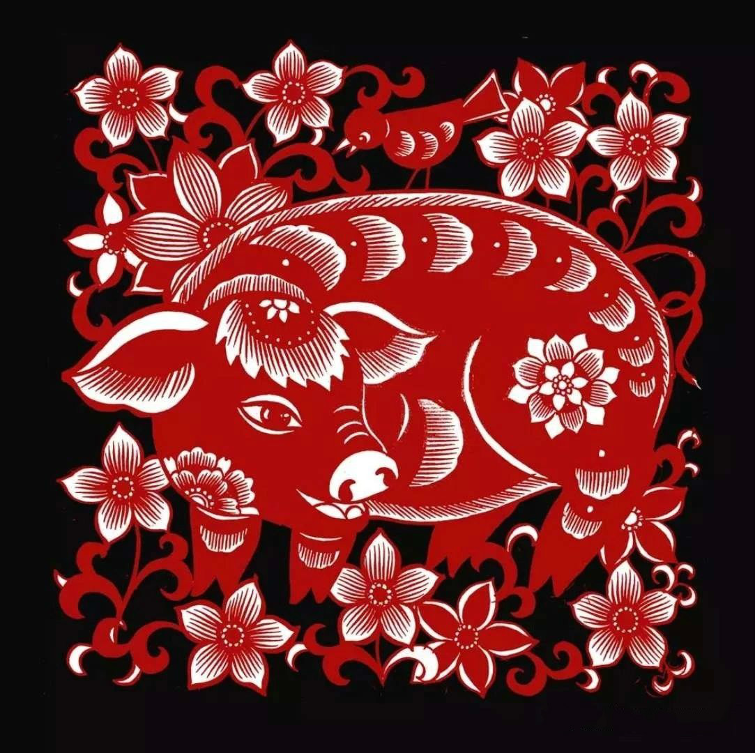 紅與黑的剪紙藝術(shù)，曹文峰十二生肖剪紙作品