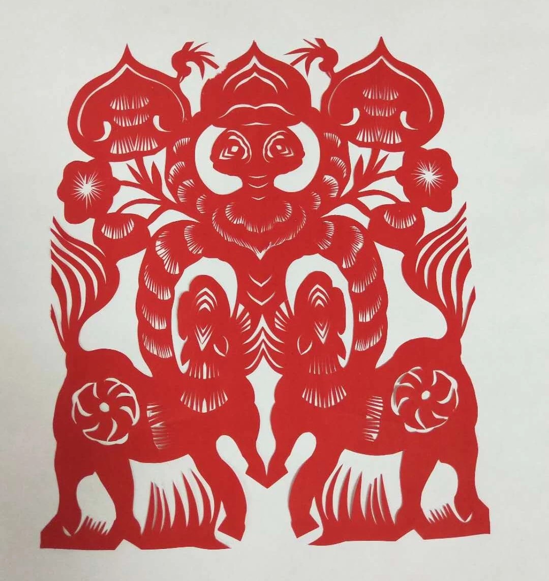 纖手巧剪妙生肖，韓春霞十二生肖剪紙作品