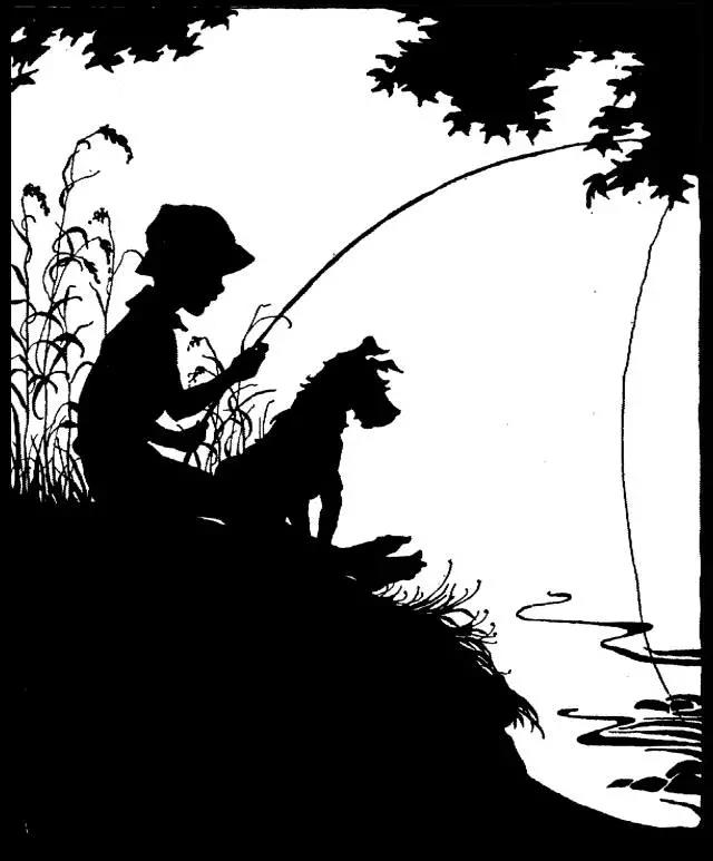 黑白童趣剪紙(26張)，西方剪影作品欣賞