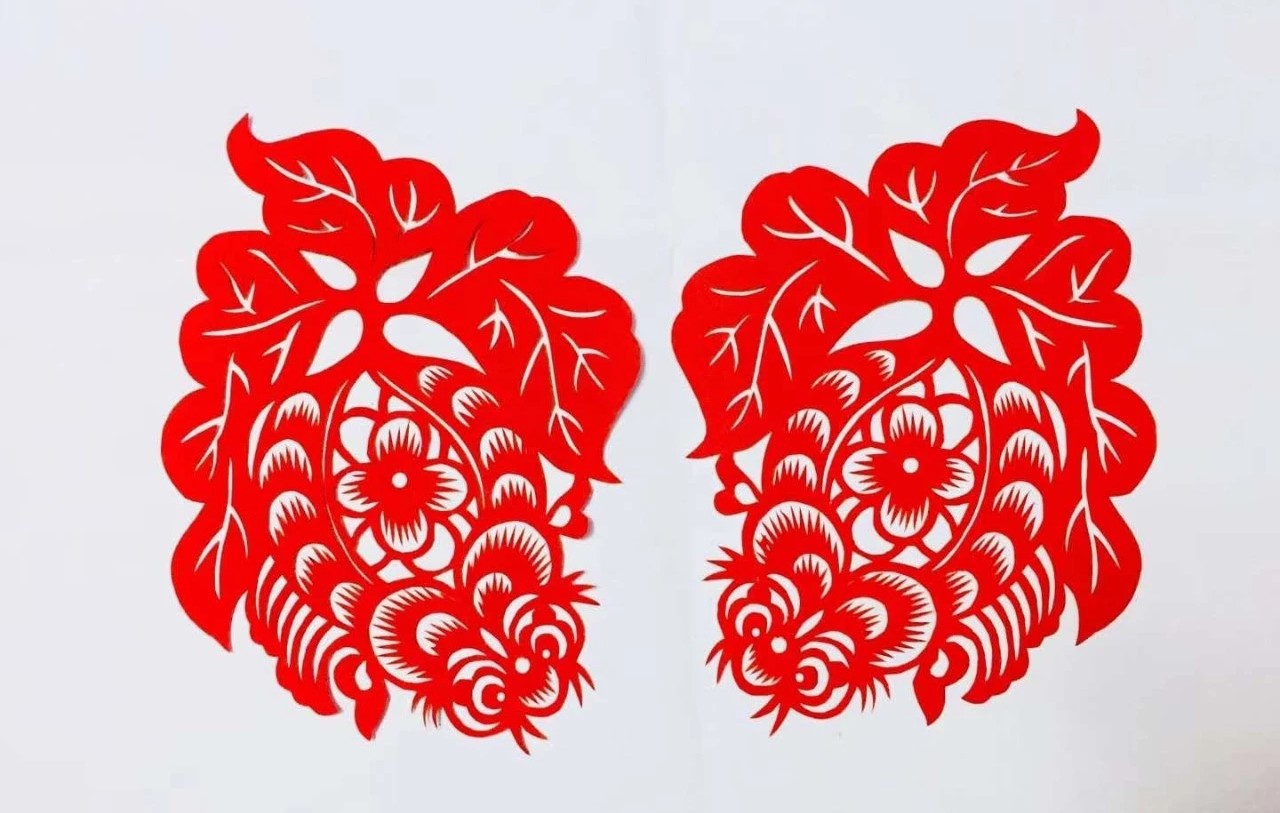 信手剪花花燦爛(20張)，張彬老師剪紙作品