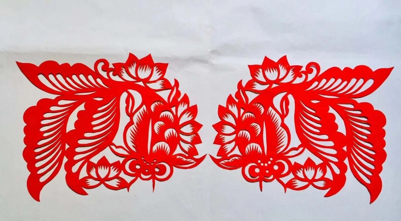 信手剪花花燦爛(20張)，張彬老師剪紙作品