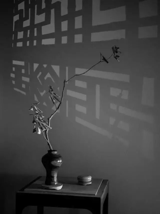 超有意境的瓶花藝術(shù)，一組簡約中國瓶花藝術(shù)