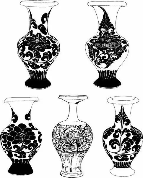 青花瓷素材圖案欣賞，中國(guó)傳統(tǒng)藝術(shù)就是這么美