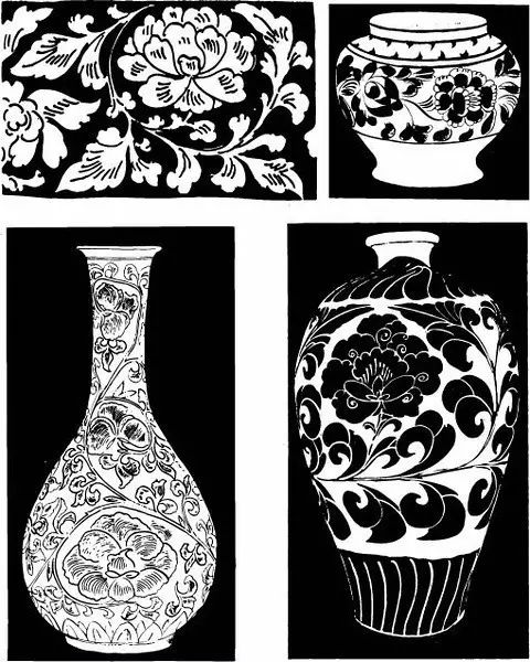 青花瓷素材圖案欣賞，中國(guó)傳統(tǒng)藝術(shù)就是這么美