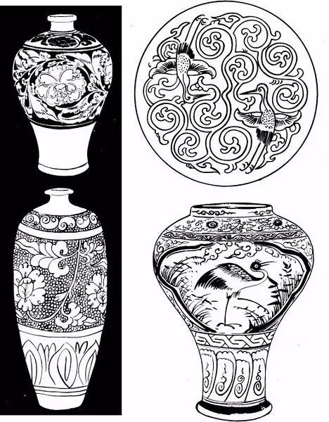 青花瓷素材圖案欣賞，中國(guó)傳統(tǒng)藝術(shù)就是這么美