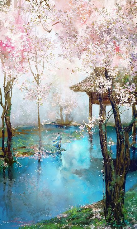 四季系列古風(fēng)壁紙圖集，超美的手機(jī)壁紙圖片