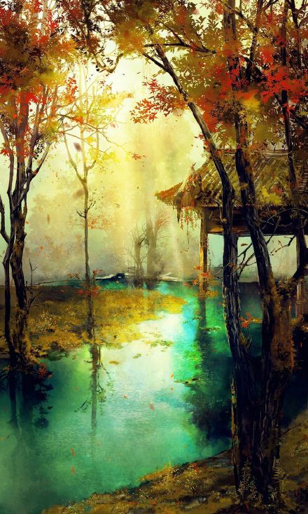 四季系列古風(fēng)壁紙圖集，超美的手機(jī)壁紙圖片