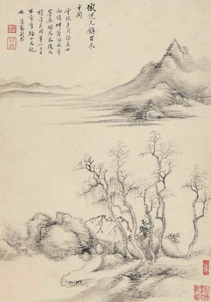 國(guó)畫(huà)山水圖集(41張)，高清國(guó)畫(huà)圖片欣賞