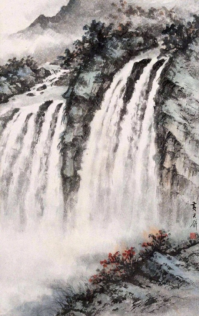 國(guó)畫(huà)山水圖集(41張)，高清國(guó)畫(huà)圖片欣賞