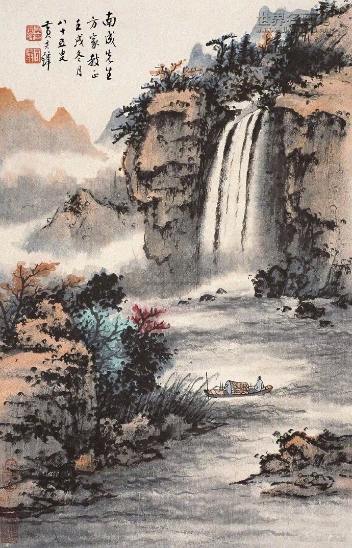 國(guó)畫(huà)山水圖集(41張)，高清國(guó)畫(huà)圖片欣賞
