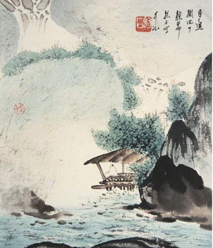 國(guó)畫(huà)山水圖集(41張)，高清國(guó)畫(huà)圖片欣賞