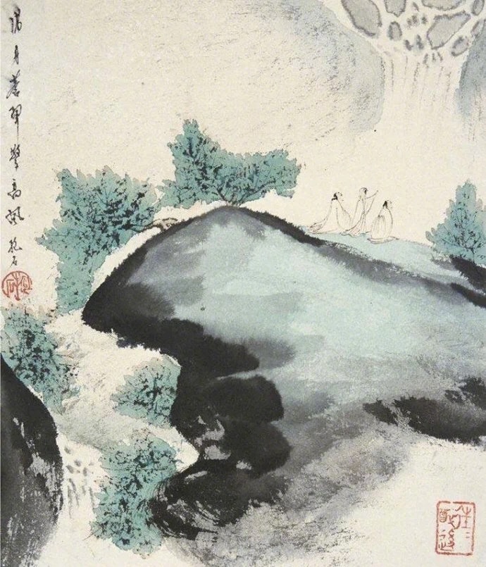 國(guó)畫(huà)山水圖集(41張)，高清國(guó)畫(huà)圖片欣賞