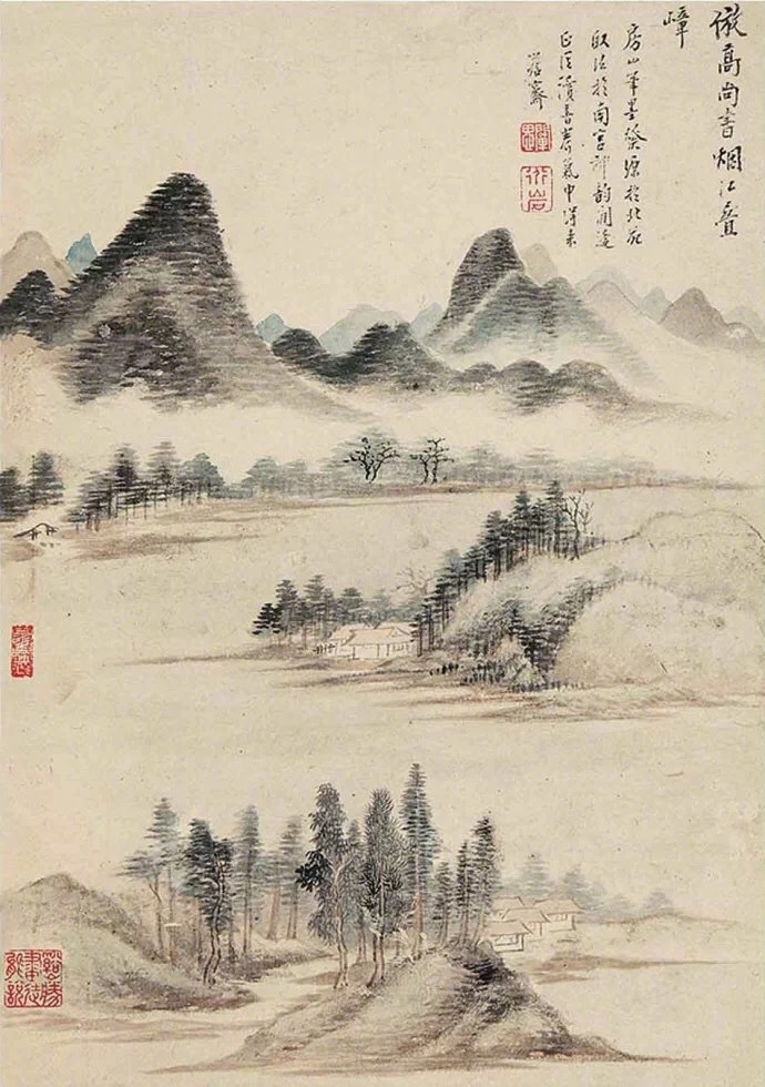 國(guó)畫(huà)山水圖集(41張)，高清國(guó)畫(huà)圖片欣賞