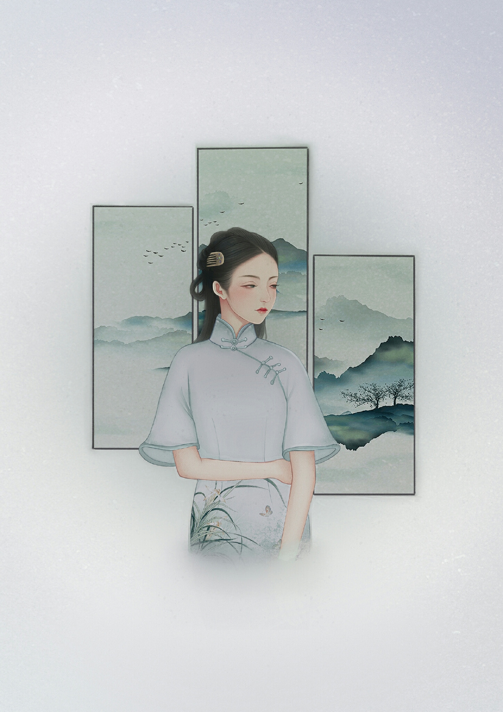 氣質(zhì)韻味的古風(fēng)女子，一組唯美高清古風(fēng)圖片