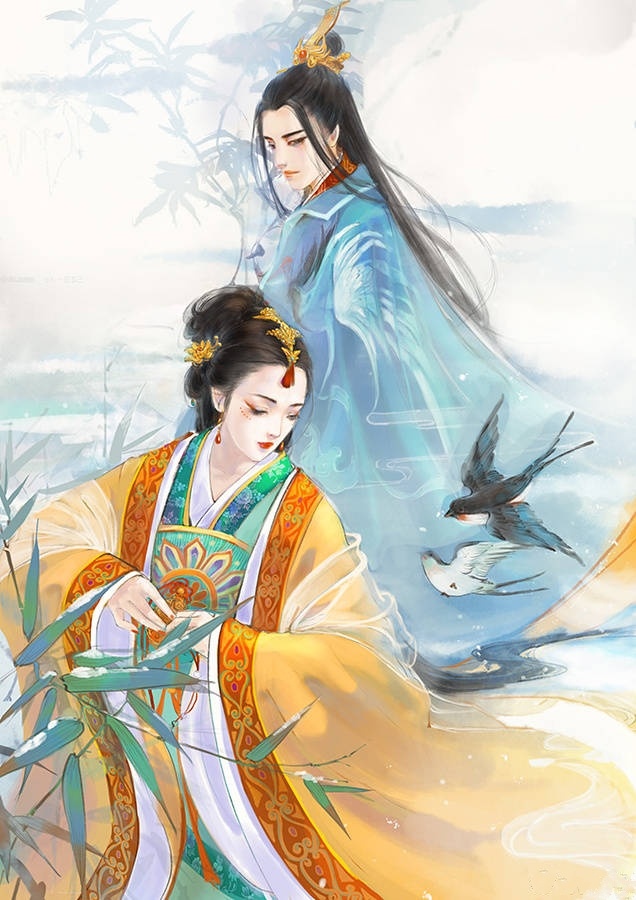 浪漫情侶古風(fēng)圖片，高清唯美古風(fēng)圖集