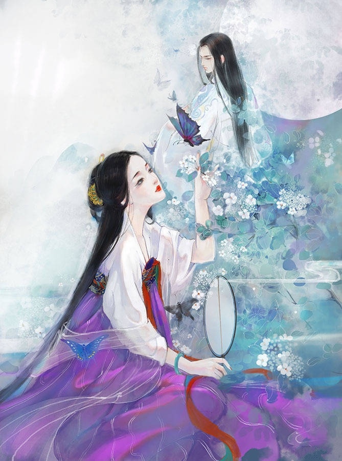 浪漫情侶古風(fēng)圖片，高清唯美古風(fēng)圖集