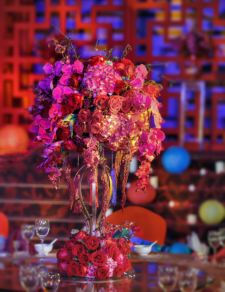 一場最美中國傳統(tǒng)婚禮，中式婚禮中的一角