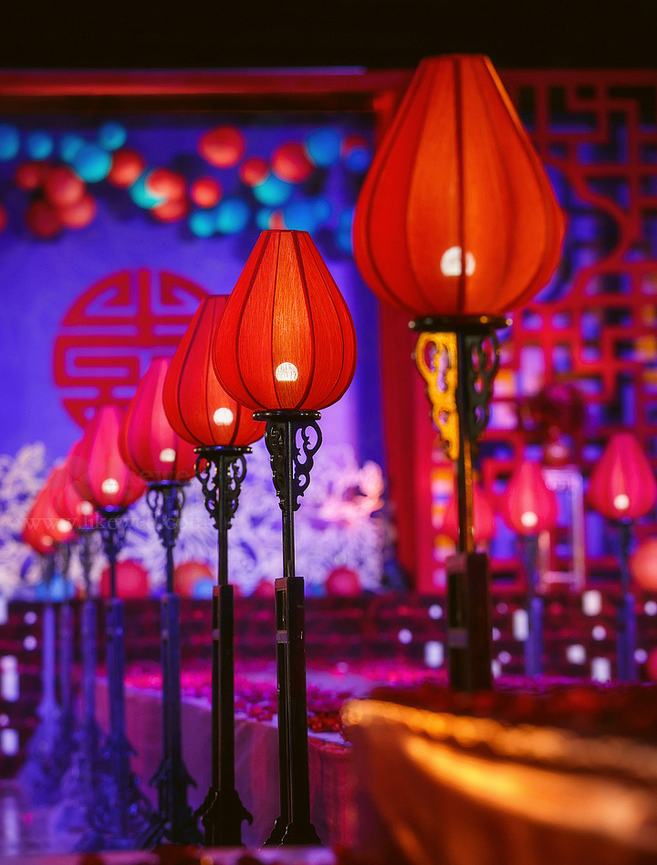 一場最美中國傳統(tǒng)婚禮，中式婚禮中的一角