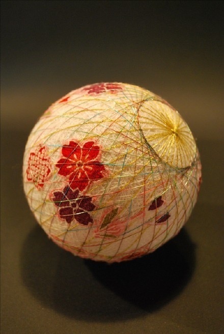 精美的手工手鞠球工藝品，絲線纏繞的藝術(shù)品！