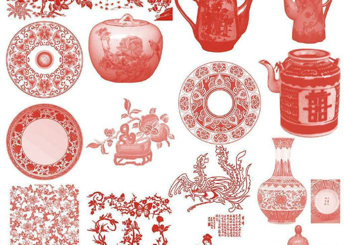 中國(guó)古典圖案欣賞，各具特色的中國(guó)傳統(tǒng)圖案