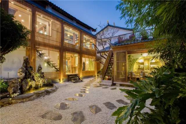 麗江新中式風格民宿，麗水云邊