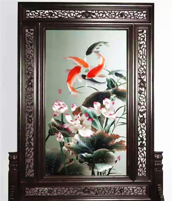 蜀繡大師——孟德芝，作品欣賞