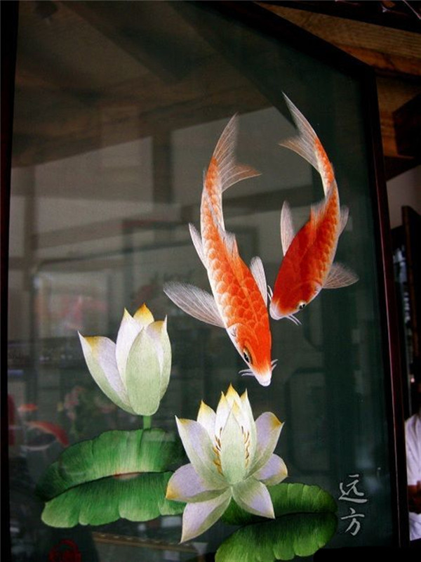 蜀繡大師——孟德芝，作品欣賞