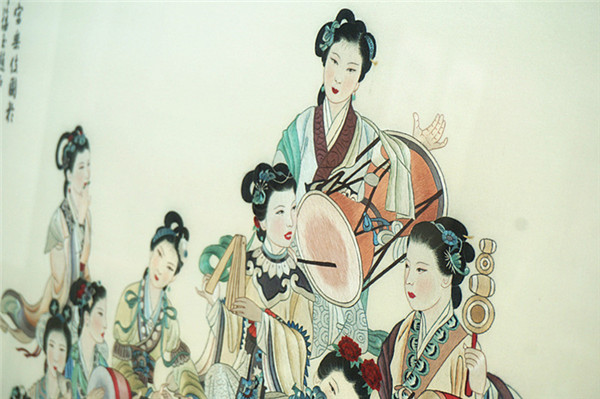 蜀繡大師——孟德芝，作品欣賞