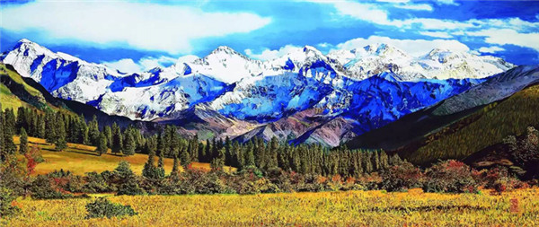 蜀繡大師——孟德芝，作品欣賞